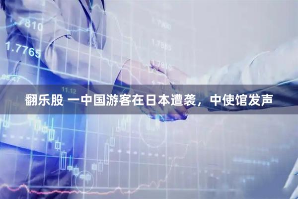 翻乐股 一中国游客在日本遭袭，中使馆发声